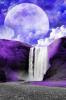 purple waterfall