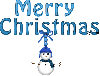 Merry Christmas blue