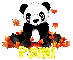 Fall Panda Bear - Pami