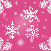 Pink Snowflake Background