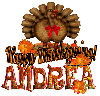 Happy Thanksgiving-Frist name Andrea