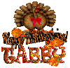 Happy Thanksgiving-First NameTabby