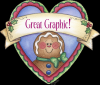 Gingerbread Heart ~ Great Graphic