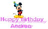 Happy Birthday Andrea