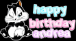 Andrea,Happy Birthday