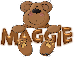Maggie- Brown teddy bear