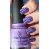 Purple Zebra Print Nails