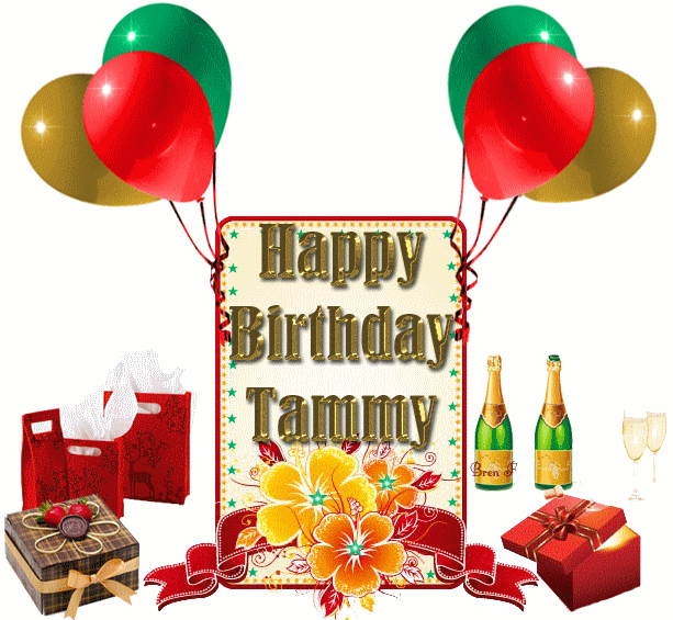 Glitter Text " Personal " Tammy/Wicahpi Happy Birthday.