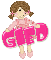 Gied- pink girl