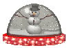 snowman snowglobe