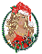 christmas blond santa girl Bren