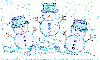 three snowmen