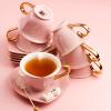 pink tea cups