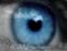 blue love eye