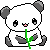 panda eating bamboo