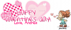 Happy Valentines day love, Andrea