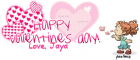 Happy Valentines day love, Jaya
