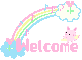 Kawaii Rainbow Welcome