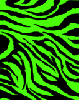 Green zebra print 2