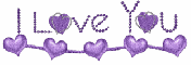 Purple heart i love u