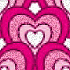 glitter pink hearts love background