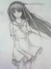 Anime School Girl Draw By Hand