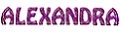 purple avatar for Alexandra
