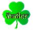 CLOVER WITH THE NAME HEATHER