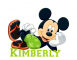 Mickey Mouse With The Name Kimberly