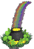 rainbow and pot of gold
