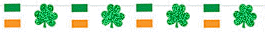 Irish Flag and Clover