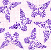 seamless glitter butterfly pink purple spring background