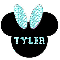 Mickey Head With The Name Tyler