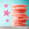pink cookies