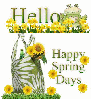 Hello happy spring days