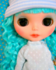 blythe doll blue