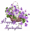 Happy Springtime <Flower Basket>