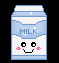 Kawaii White Milk