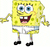 spongebob in his underwear