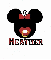 Mickey Head With The Name Heather