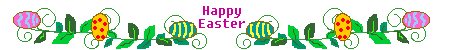 happy Easter divider