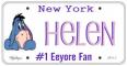 License Plate - Helen