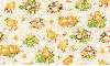 seamless glitter flowers chick easter  spring background