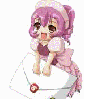 Sumomo with letter