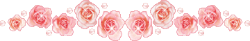 pink rose divider