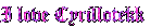 I â¤ CYRILLOTEKK (purple)