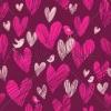 Pink Scribble Hearts