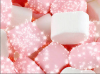 Pink and white marshmallows