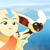 Aang and Momo