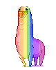 Rainbow Llama
